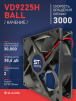 Вентилятор  VD 9225H Ball (качения) 12V, 3000 об.мин, 0,3А - st-e.info - Выборг