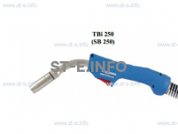 Горелка для полуавтоматической сварки TBi 250-blue-ESG, длина 3 метра - st-e.info - Выборг