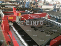 Портальный станок скоростной плазменной резки метала ST-1325UF - st-e.info - Выборг