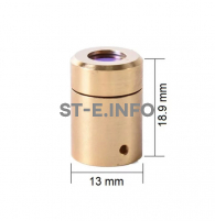 Защитный колпачок с защитным стеклом для QBH коннектора оптоволокна MAXQBHE05 - st-e.info - Выборг