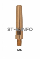 Наконечник М6*45*1,2 (для горелки qtb-500) Panasonic - st-e.info - Выборг