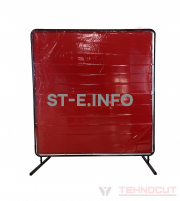 Экран защитный 1.74х2.34m, красный - st-e.info - Выборг
