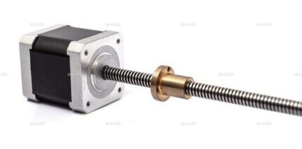 Шаговый двигатель 42HSL48-1204JA08-E146 (Tr8*4) - st-e.info - Выборг