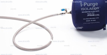 Односторонняя заглушка с трубкой и клапаном ISO 44" (1117 mm)  - st-e.info - Выборг