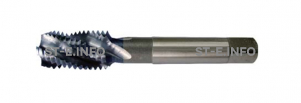 Метчик машинный М12*1,75 с винтовой канавкой DIN-376, сталь М35 - st-e.info - Выборг