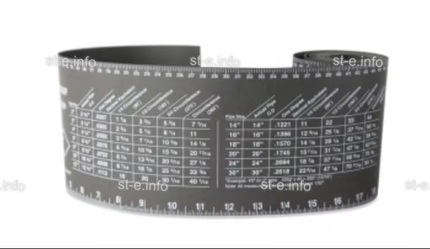 Лента для разметки труб 100mm*2740mm - st-e.info - Выборг